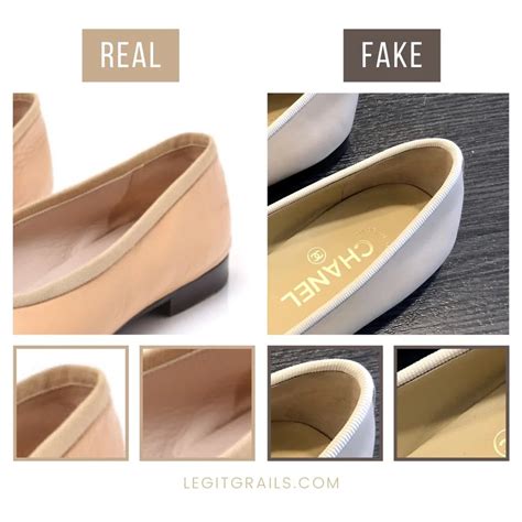 chanel shoes real vs fake|how to identify chanel shoes.